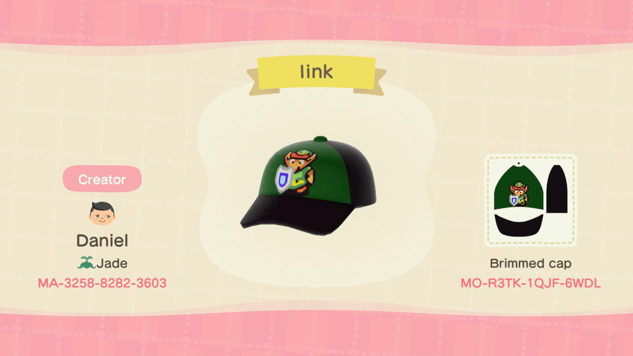 Animal Crossing Design Code: MO-R3TK-1QJF-6WDL A link to the past l