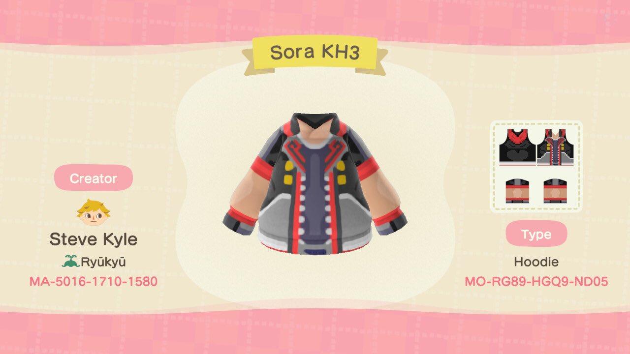 Animal Crossing Design Code: MO-RG89-HGQ9-ND05 Sora KH3