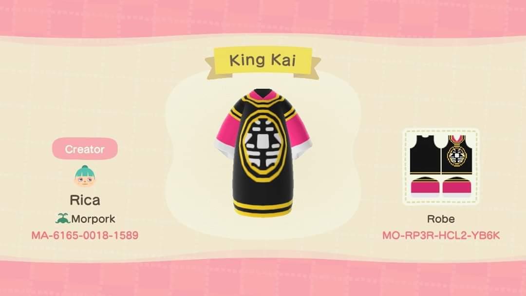 Animal Crossing Design Code: MO-RP3R-HCL2-YB6K King Kai