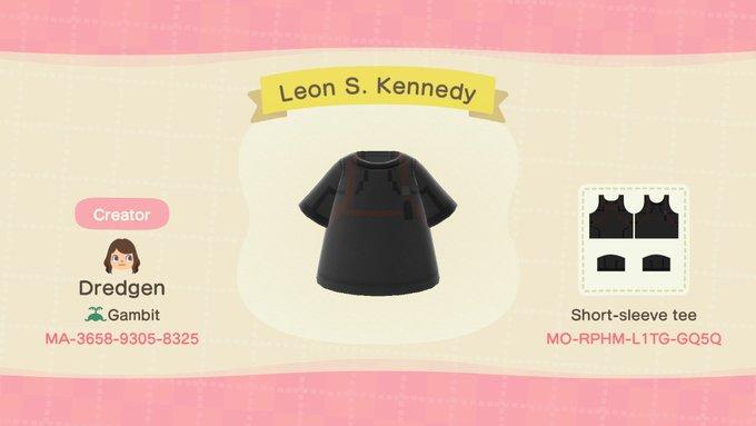 Animal Crossing Design Code: MO-RPHM-L1TG-GQ5Q Leon S. Kennedy