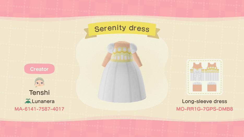 Animal Crossing Design Code: MO-RR1G-7GPS-DMB8 Princess Serenity