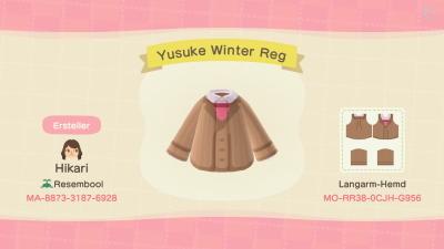 Animal Crossing Design Code: MO-RR38-0CJH-G956 Persona 5 Yusuke