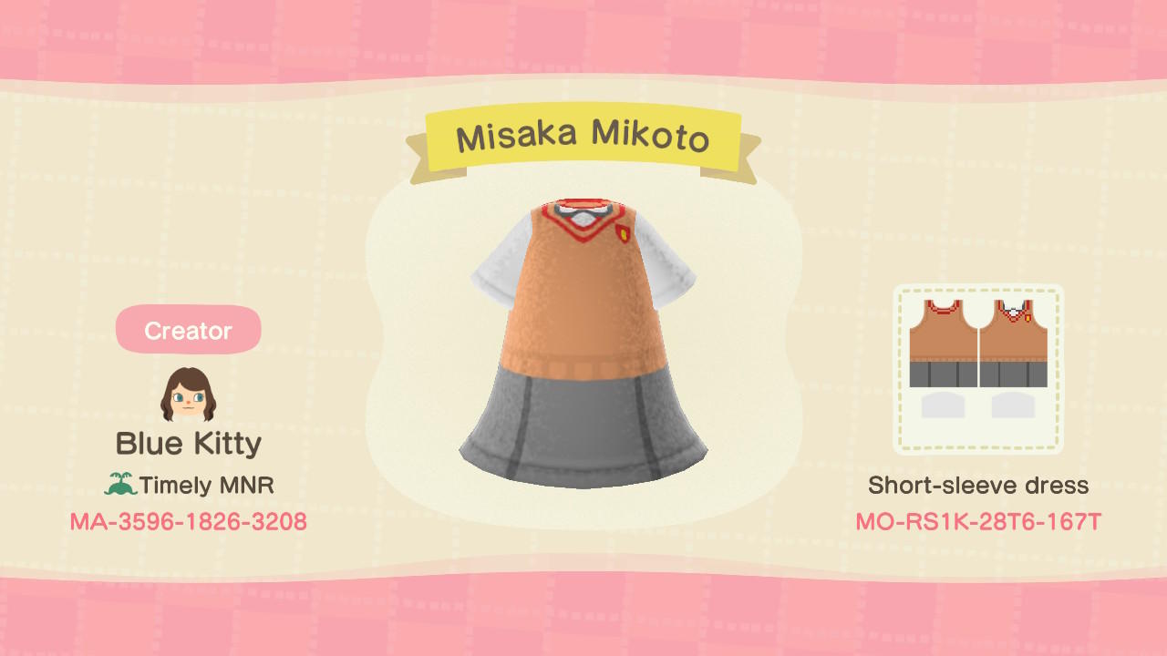 Animal Crossing Design Code: MO-RS1K-28T6-167T Railgun