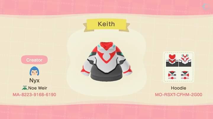 Animal Crossing Design Code: MO-RSXT-CFHM-2G00 Keith