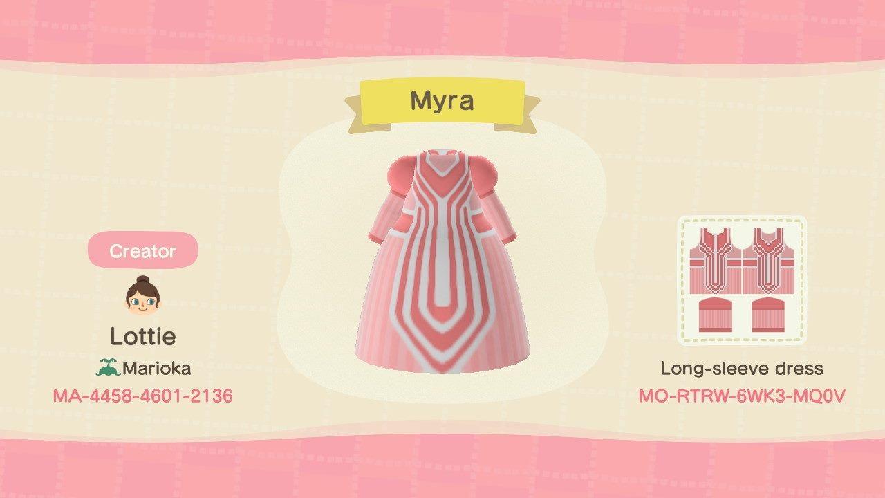 Animal Crossing Design Code: MO-RTRW-6WK3-MQ0V Myra