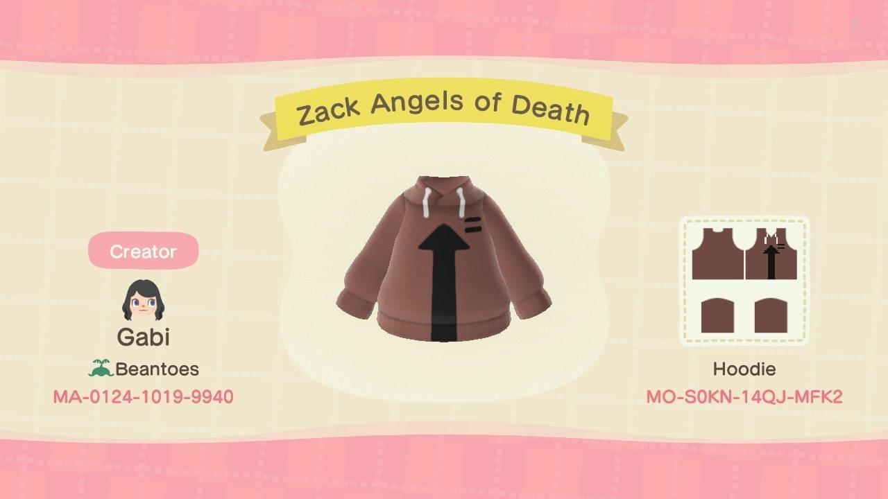 Animal Crossing Design Code: MO-S0KN-14QJ-MFK2 Zack (Isaac) AOD