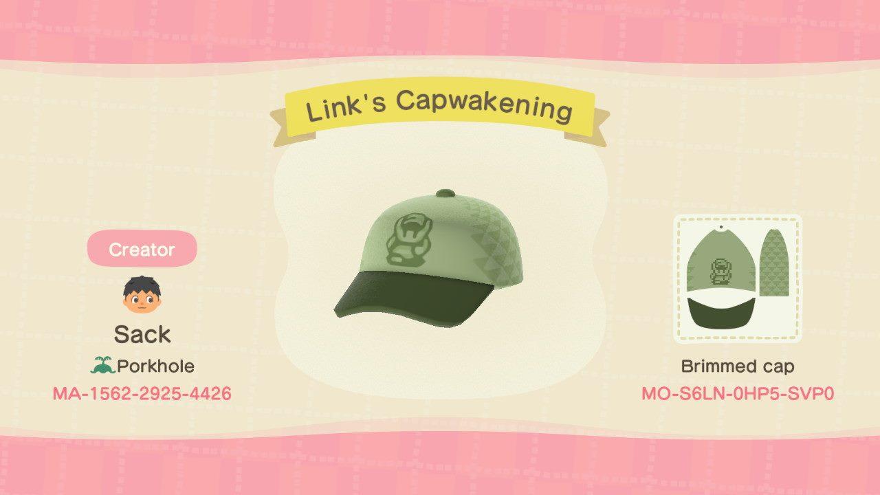 Animal Crossing Design Code: MO-S6LN-0HP5-SVP0 Links Capwakening
