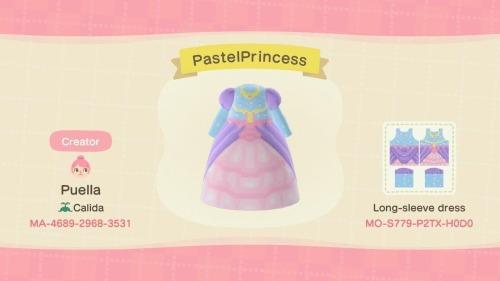 Animal Crossing Design Code: MO-S779-P2TX-H0D0 PastelPrincess