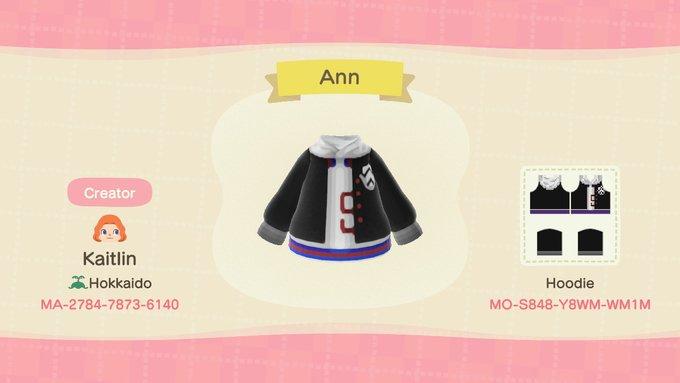 Animal Crossing Design Code: MO-S848-Y8WM-WM1M Ann
