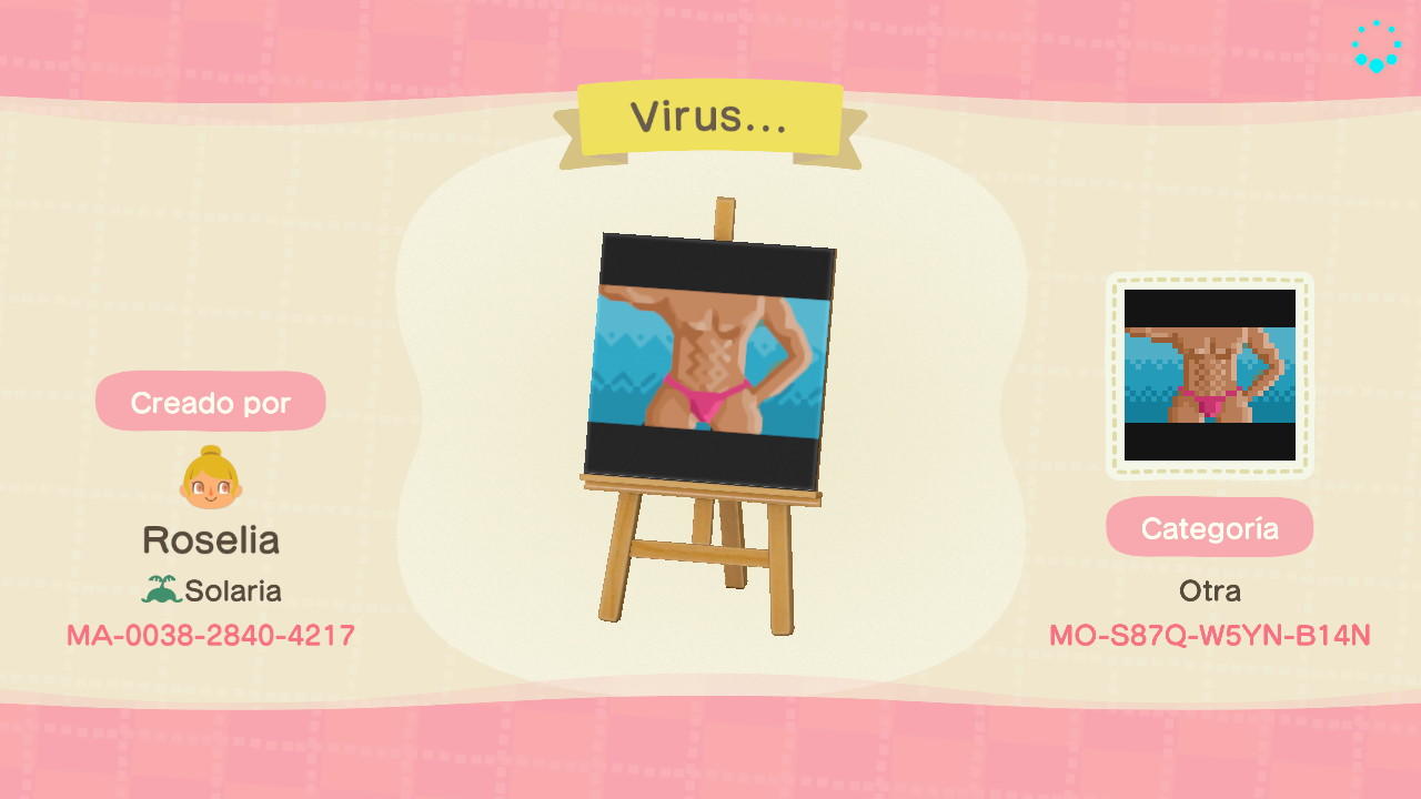 Animal Crossing Design Code: MO-S87Q-W5YN-B14N PC laptop portatil