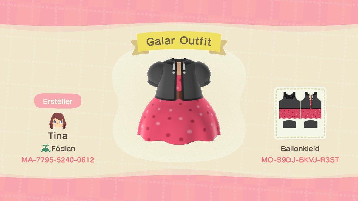 Animal Crossing Design Code: MO-S9DJ-BKVJ-R3ST Galar Outfit