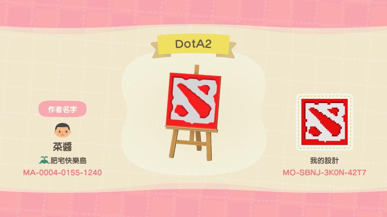 Animal Crossing Design Code: MO-SBNJ-3KON-42T7 dota2