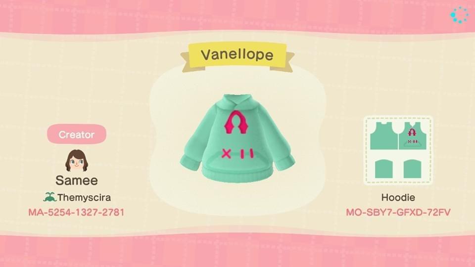 Animal Crossing Design Code: MO-SBY7-GFXD-72FV Vanellope