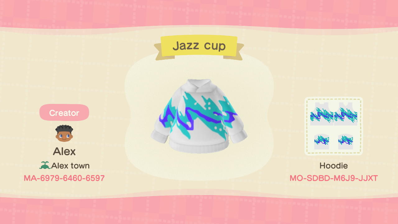 Animal Crossing Design Code: MO-SDBD-M6J6-JJXT Jazz cup