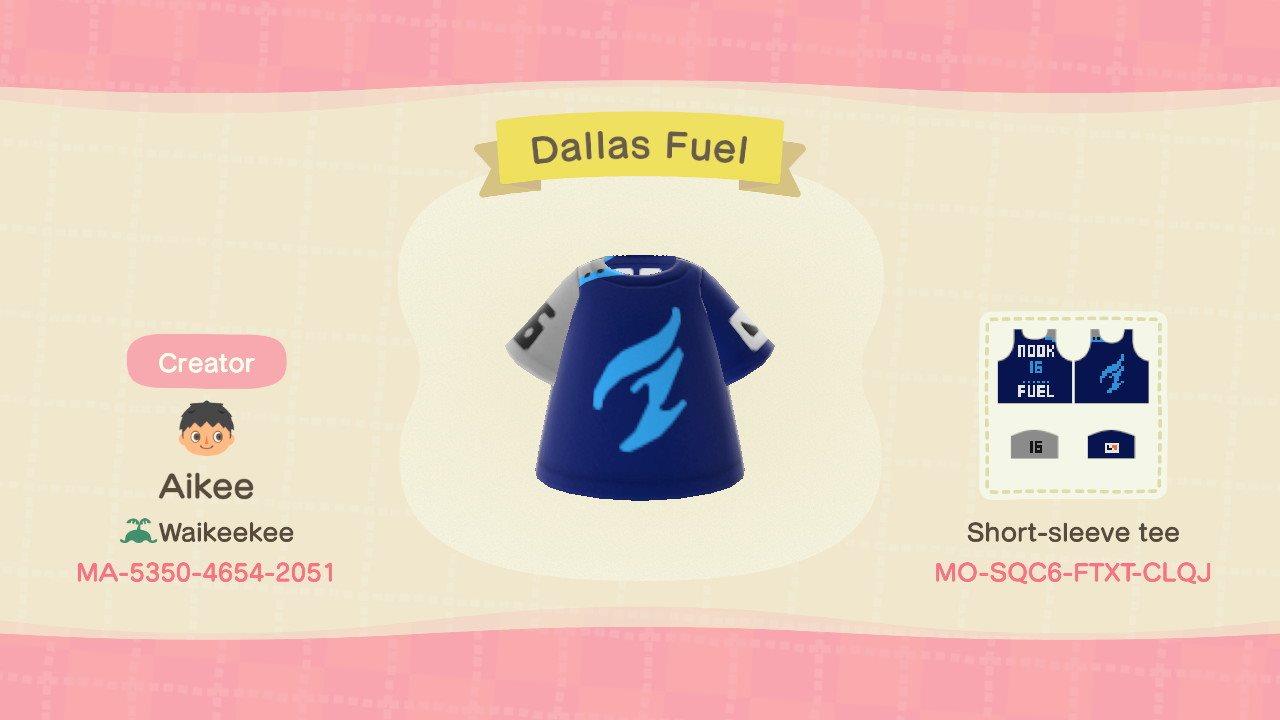 Animal Crossing Design Code: MO-SQC6-FTXT-CLQJ Dallas Fuel
