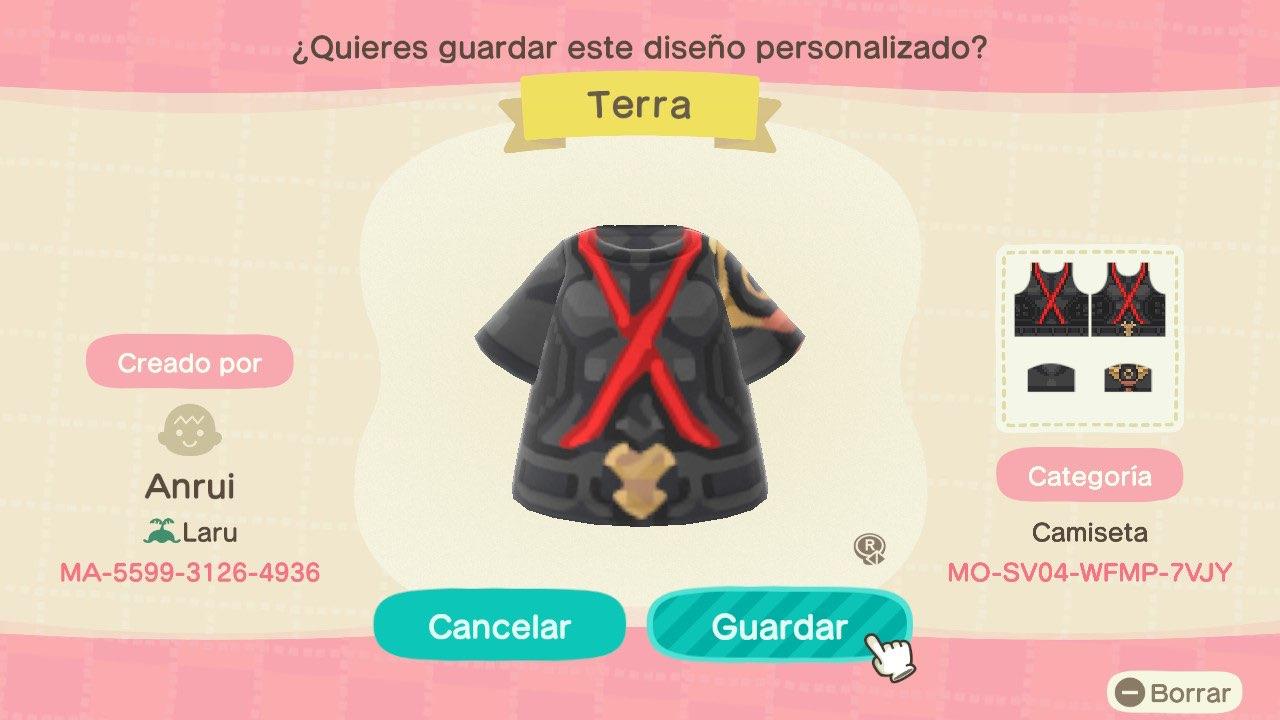 Animal Crossing Design Code: MO-SV04-WFMP-7VJY KHBBS - Terra