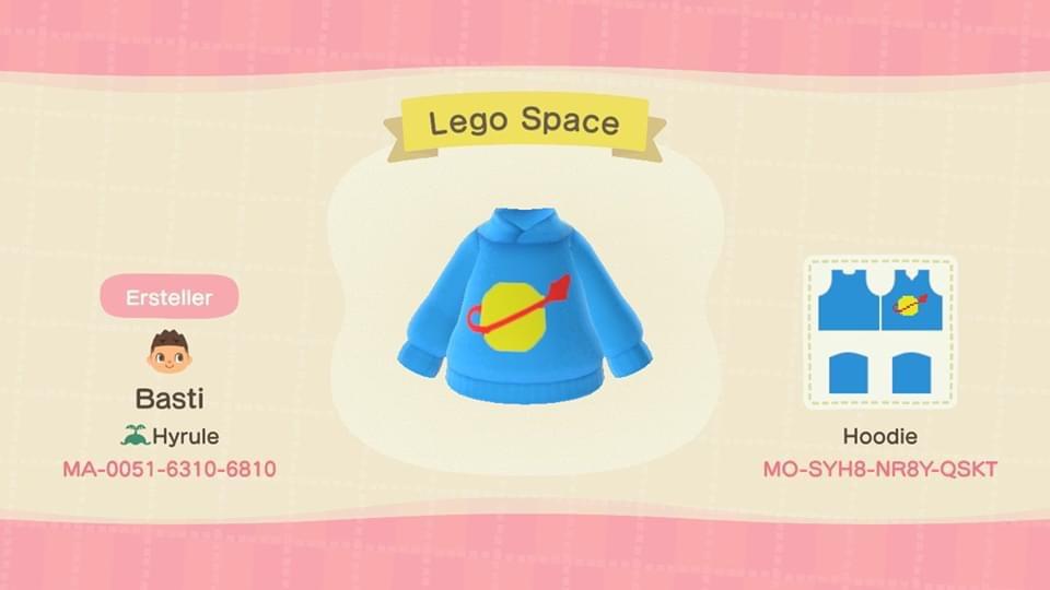 Animal Crossing Design Code: MO-SYH8-NR8Y-QSKT Lego Space