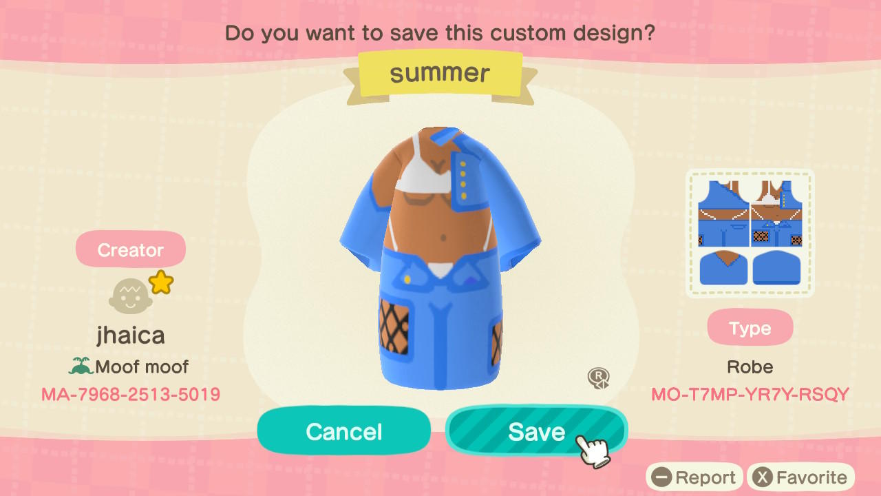 Animal Crossing Design Code: MO-T7MP-YR7Y-RSQY Jeans & Fishnets S7