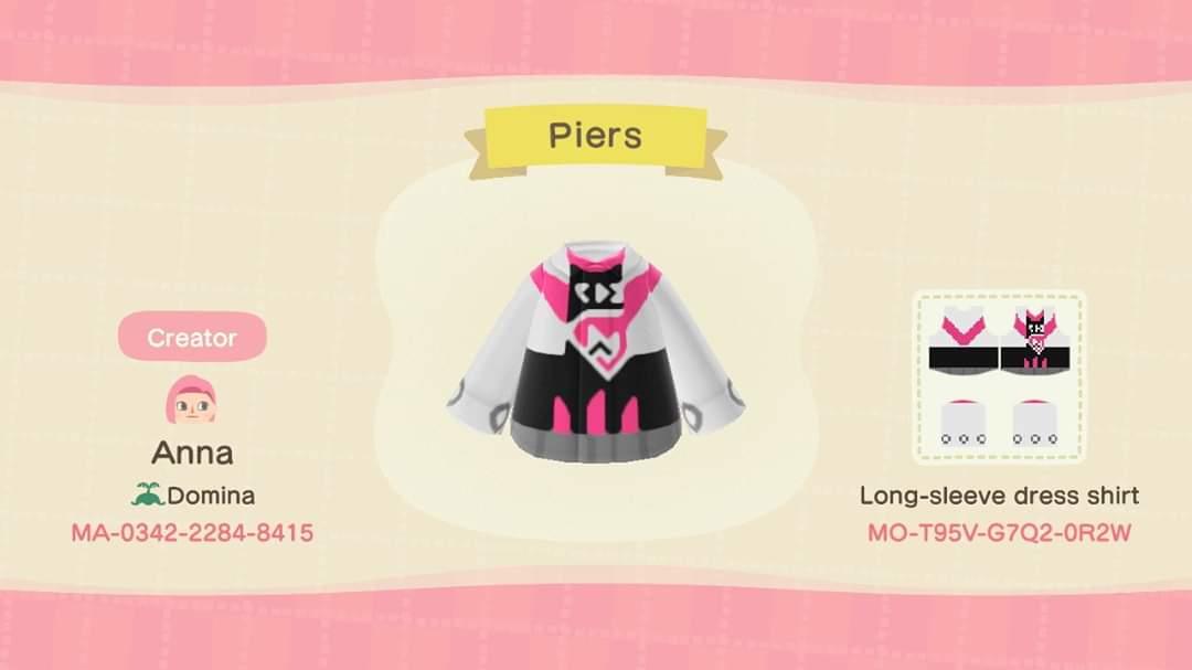 Animal Crossing Design Code: MO-T95V-G7Q2-0R2W Piers