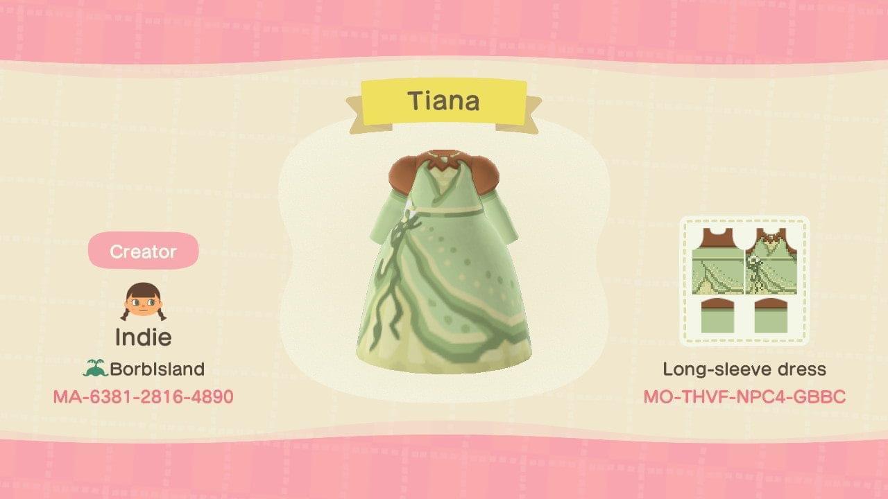 Animal Crossing Design Code: MO-THVF-NPC4-GBBC Tiana