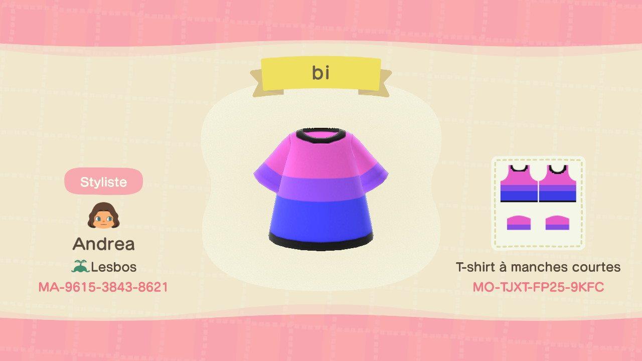 Animal Crossing Design Code: MO-TJXT-FP25-9KFC Bi