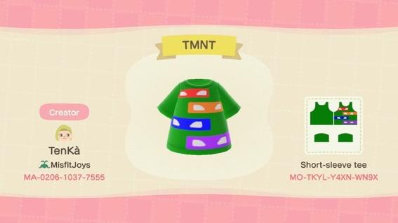 Animal Crossing Design Code: MO-TKYL-Y4XN-WN9X TMNT