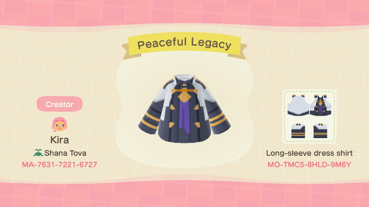 Animal Crossing Design Code: MO-TMC5-8HLD-9M6Y Peaceful Legacy
