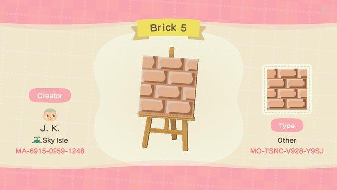 Animal Crossing Design Code: MO-TSNC-V928-Y9SJ Brick 5