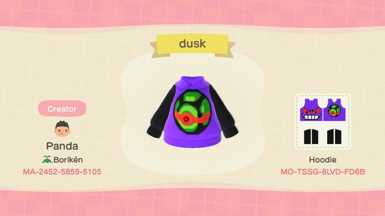 Animal Crossing Design Code: MO-TSSG-8LVD-FD6B Duskball/Gengar