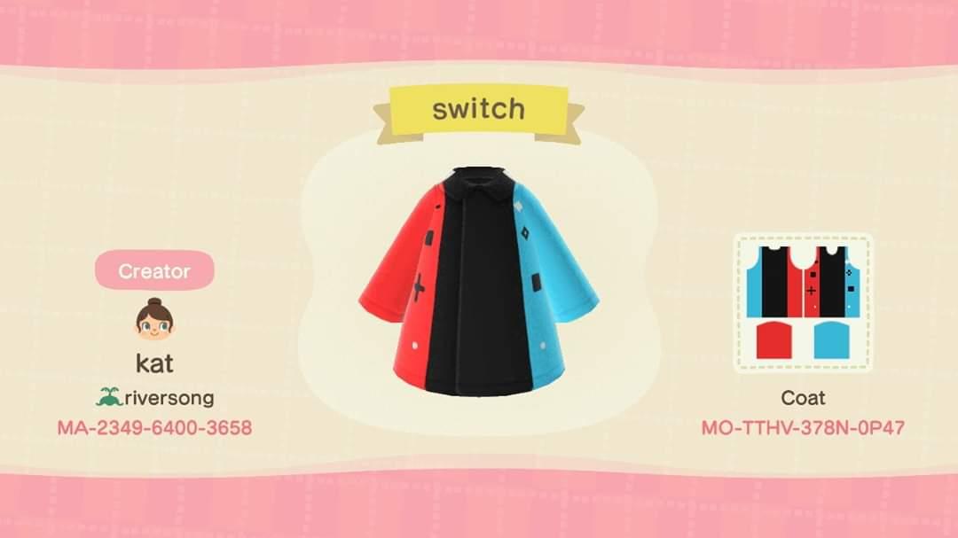 Animal Crossing Design Code: MO-TTHV-378N-0P47 Switch