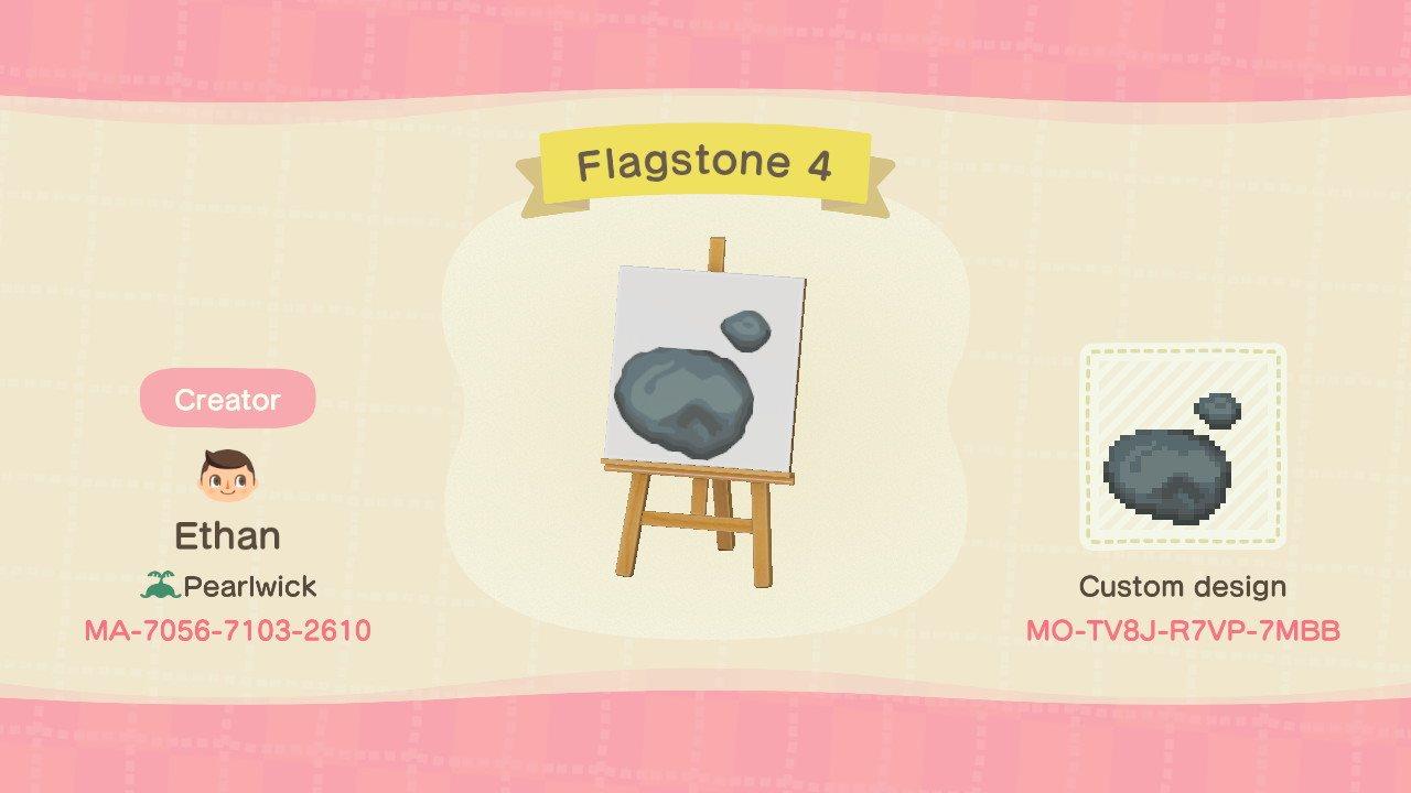 Animal Crossing Design Code: MO-TVBJ-R7VP-7MBB Flagstone 4