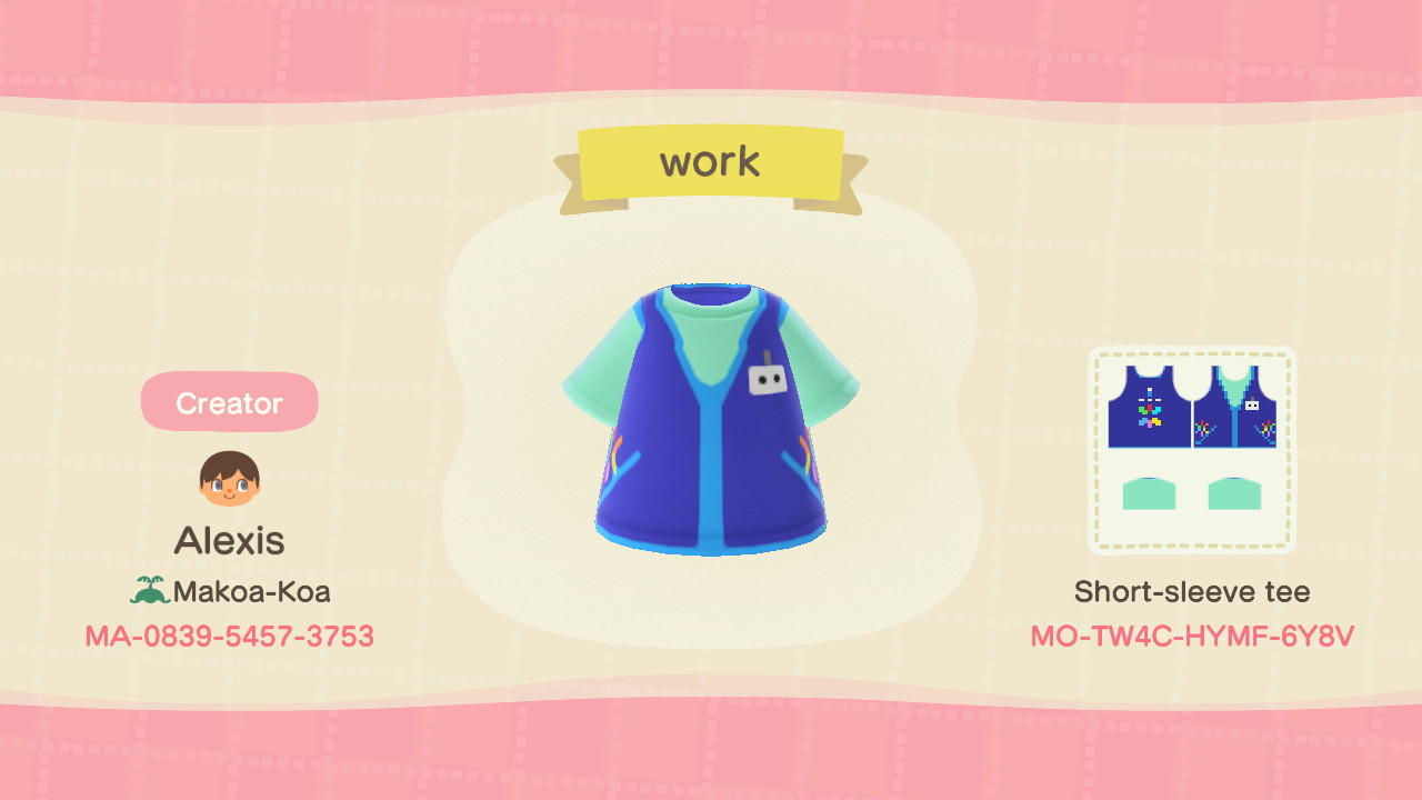Animal Crossing Design Code: MO-TW4C-HYMF-6Y8V Work Walmart