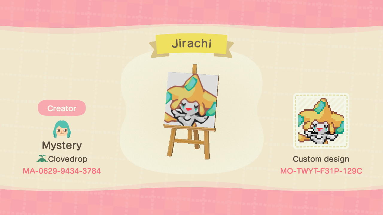 Animal Crossing New Horizons Design ID Codes, ACNH Creator IDs Database
