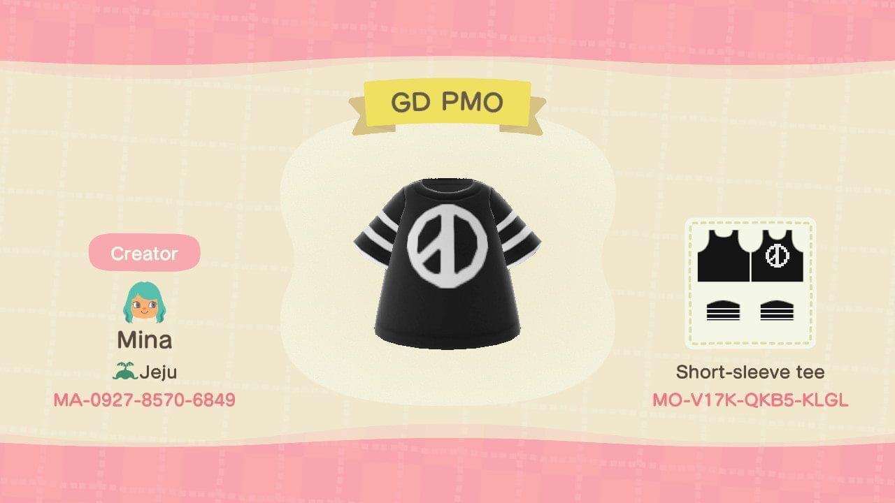Animal Crossing Design Code: MO-V17K-QKB5-KLGL GD Peaceminusone