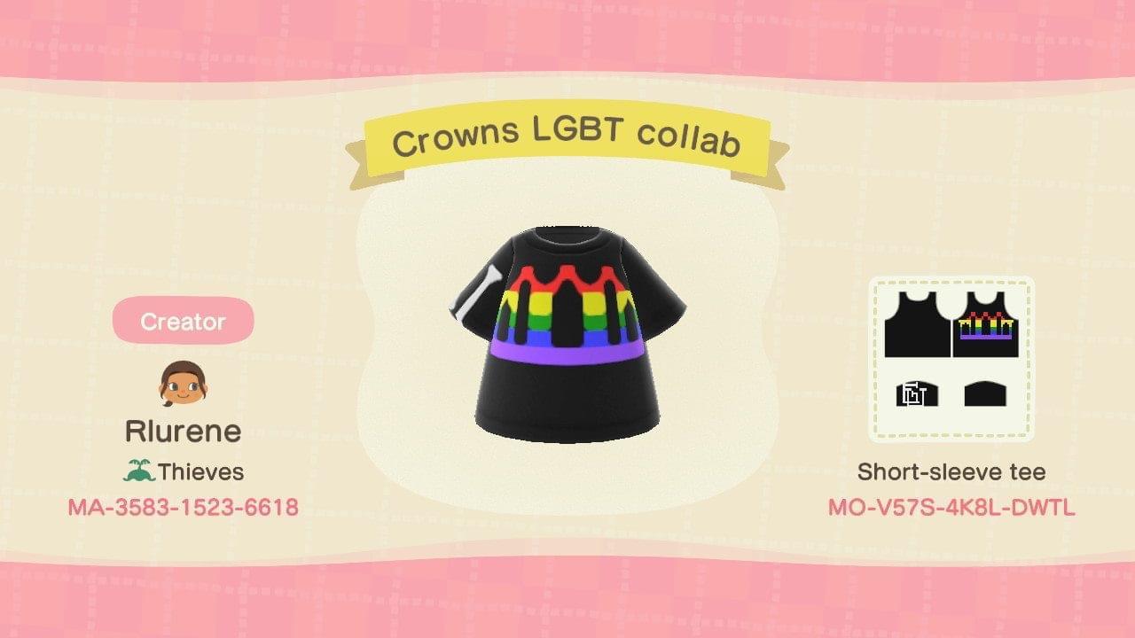 Animal Crossing Design Code: MO-V57S-4K8L-DWTL Guam LGBT Crowns