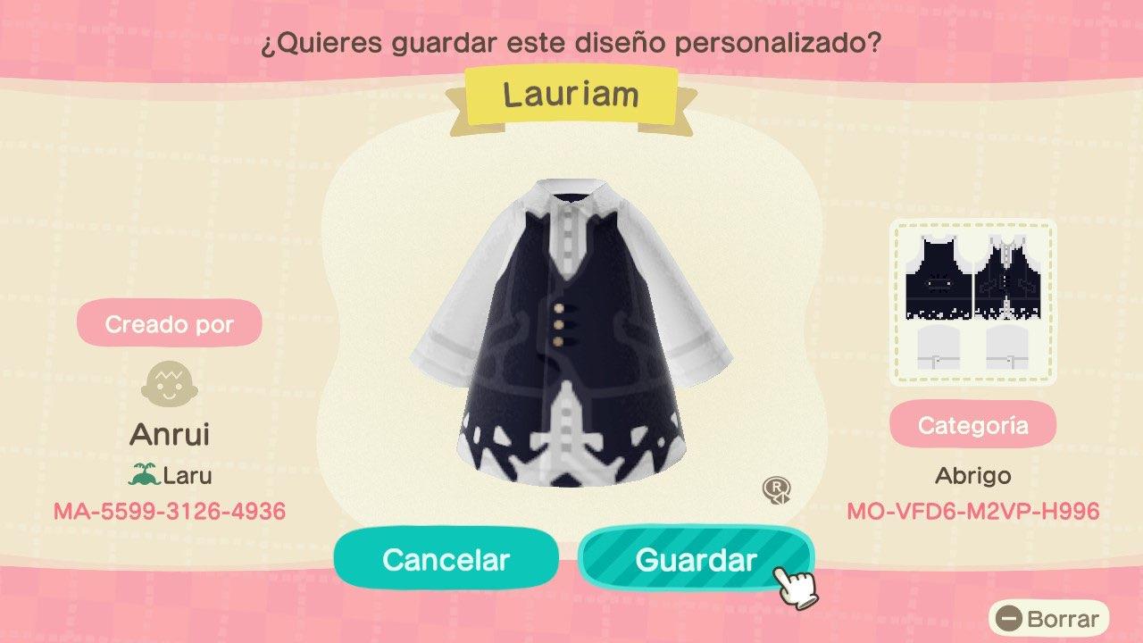 Animal Crossing Design Code: MO-VFD6-M2VP-H996 KHX - Lauriam