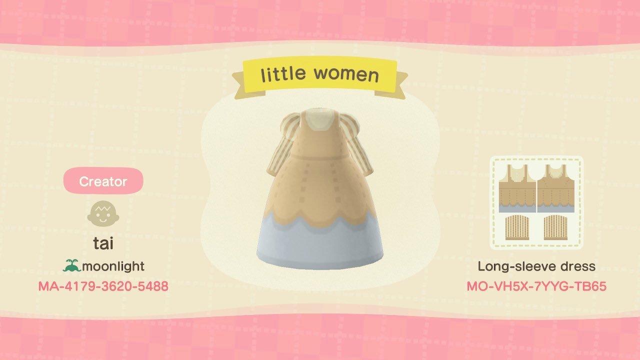 Animal Crossing Design Code: MO-VH5X-7YYG-TB65 little women