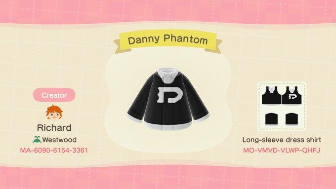 Animal Crossing Design Code: MO-VMVD-VLWP-QHFJ Danny Phantom