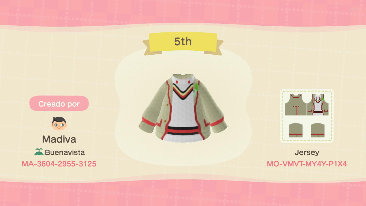 Animal Crossing Design Code: MO-VMVT-MY4Y-P1X4 The 5th Doctor