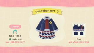 Animal Crossing Design Code: MO-VN6D-K5P5-YJX6 gallagher girl  3