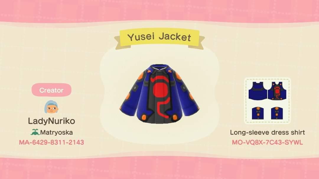 Animal Crossing Design Code: MO-VQ8X-7C43-SYWL Yu-Gi-Oh! 5Ds Yusei