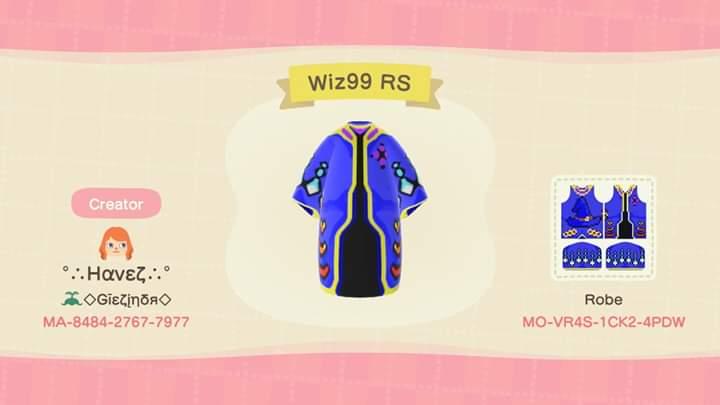 Animal Crossing Design Code: MO-VR4S-1CK2-4PDW Wiz99 RS
