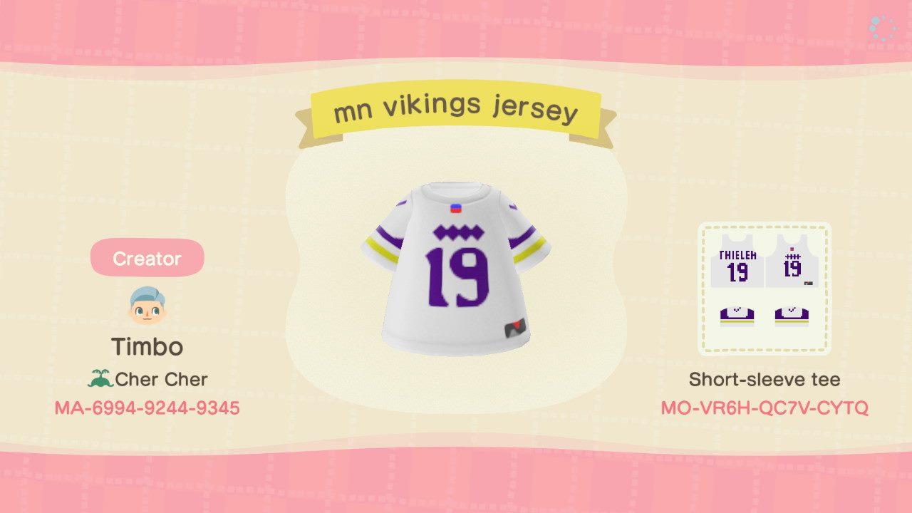 Animal Crossing Design Code: MO-VR6H-QC7V-CYTQ MN VIKES THIELEN
