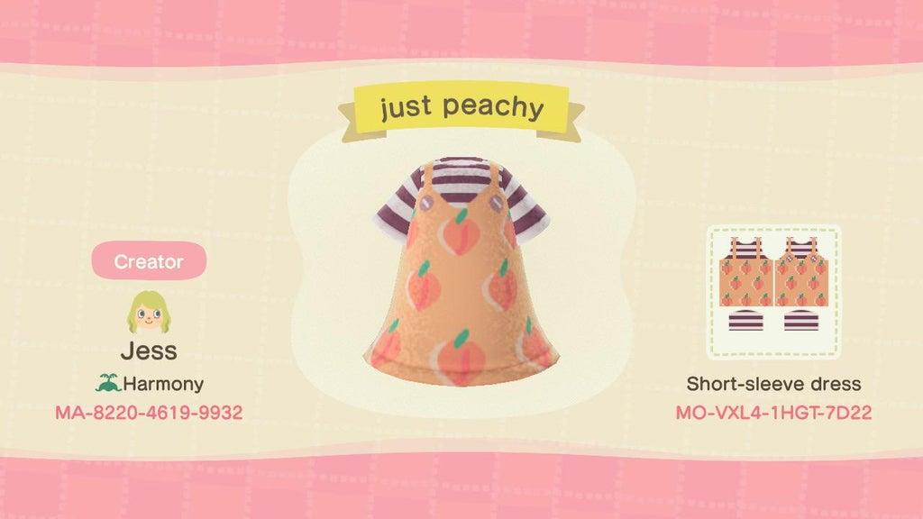 Animal Crossing Design Code: MO-VXL4-1HGT-7D22 just peachy