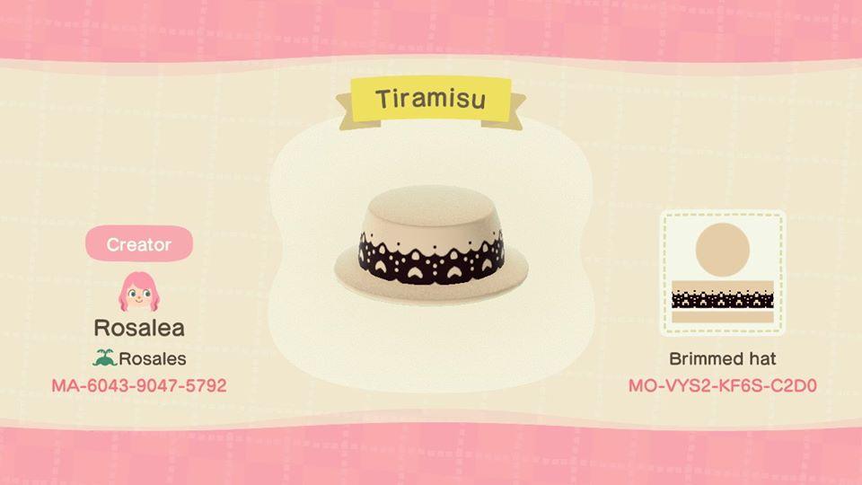 Animal Crossing Design Code: MO-VYS2-KF6S-C2D0 Tiramisu