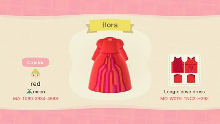 Animal Crossing Design Code: MO-W0T9-1NC2-H292 Flora