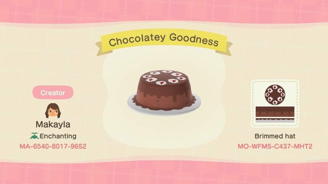 Animal Crossing Design Code: MO-WFM5-C437-MHT2 Chocolatey Goodness