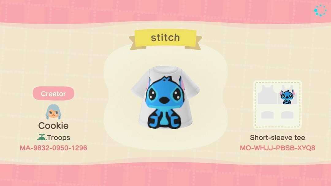 Animal Crossing Design Code: MO-WHJJ-PBSB-XYQ8 Stitch