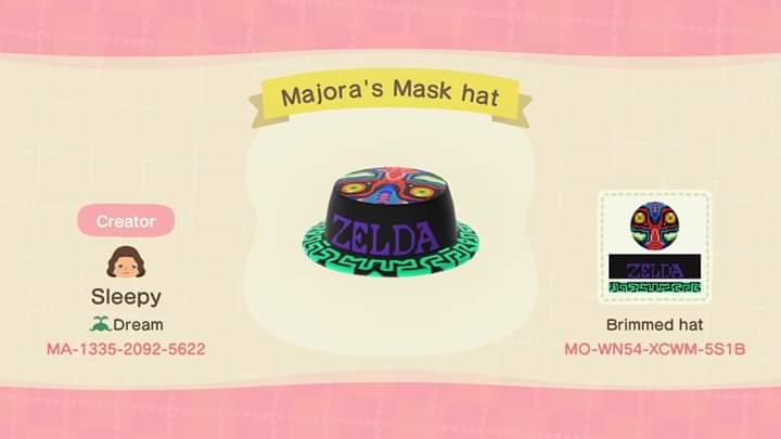 Animal Crossing Design Code: MO-WN54-XCWM-5S1B Majora's Mask