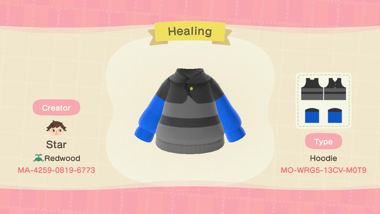 Animal Crossing Design Code: MO-WRG5-13CV-M0T9 Healing